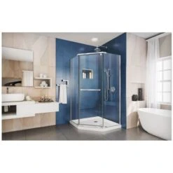 DreamLine Prism 72" High X 37" Wide X 36-1/8" Deep Pivot Frameless Shower Enclosure With Clear Glass -Bathroom Sales Store dreamline shen 2136360 alternate view 12277