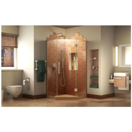 DreamLine Prism Plus 40" X 40" X 72" Frameless Hinged Shower Enclosure 15 DreamLine Prism Plus 40" X 40" X 72" Frameless Hinged Shower Enclosure - Image 13