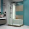 DreamLine Enigma-X 76" High X 49" Wide X 34-1/2" Deep Sliding Frameless Shower Enclosure With Clear Glass -Bathroom Sales Store dreamline shen 6134480 07 5541193