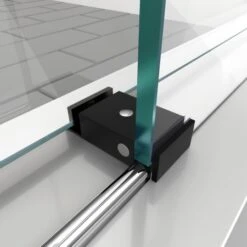 DreamLine Enigma-X 76" High X 61" Wide X 34-1/2" Deep Sliding Frameless Shower Enclosure With Clear Glass -Bathroom Sales Store dreamline shen 6134600 alternate view 8929