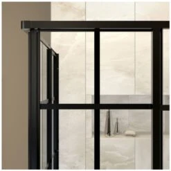 DreamLine French Corner 72" H X 34-1/2" W X 34-1/2" D Sliding Framed Shower Enclosure With Clear Glass -Bathroom Sales Store dreamline shen 8134340 89 alternate view 12537