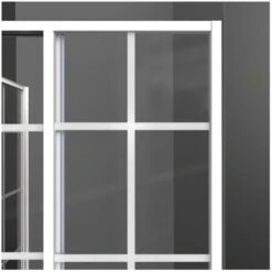 DreamLine French Corner 72" H X 34-1/2" W X 34-1/2" D Sliding Framed Shower Enclosure With Clear Glass -Bathroom Sales Store dreamline shen 8134340 89 alternate view 12542