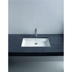 Duravit 2nd Floor 20-5/8" Rectangular Ceramic Undermount Bathroom Sink With Overflow -Bathroom Sales Store duravit 031653 0hole alternate view 101