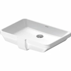 Duravit 2nd Floor 20-5/8" Rectangular Ceramic Undermount Bathroom Sink With Overflow -Bathroom Sales Store duravit 03165300001 duravit pi hi 031653 1022348 8