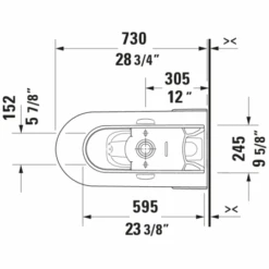 Duravit ME By Starck 0.92/1.32 GPF Dual Flush One Piece Elongated Chair Height Toilet With Top Flush Button - Less Seat -Bathroom Sales Store duravit 2173010001 duravit td i 217301u us asia 610000 86590 365