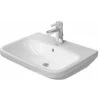 Duravit DuraStyle 23-5/8" Rectangular Ceramic Wall Mounted Bathroom Sink With Overflow And Single Faucet Hole -Bathroom Sales Store duravit 2319600000 6517755