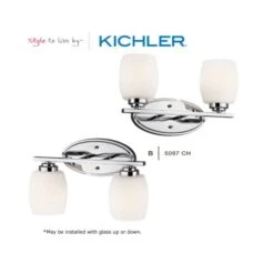 Eileen Single Light 11" Tall Bathroom Sconce Bathroom Fixture With Etched Glass Shade -Bathroom Sales Store eileen reversible