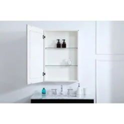 Waverly 22" X 33" Framed Single Door Medicine Cabinet -Bathroom Sales Store elegant lighting mr562233 alternate image 17