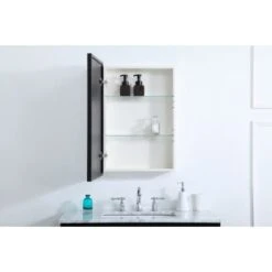 Wyn 20" X 28" Framed Single Door Medicine Cabinet -Bathroom Sales Store elegant lighting mr572028 alternate image 35
