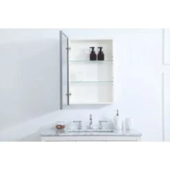 Wyn 20" X 28" Framed Single Door Medicine Cabinet -Bathroom Sales Store elegant lighting mr572028 alternate image 47