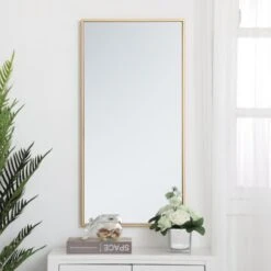 Eternity 18" X 36" Rectangular Beveled Metal Framed Bathroom Mirror 32 Eternity 18" X 36" Rectangular Beveled Metal Framed Bathroom Mirror -Bathroom Sales Store elegant lightingmr41836 alternate10