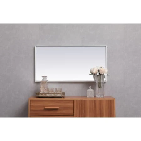 Eternity 18" X 36" Rectangular Beveled Metal Framed Bathroom Mirror 19 Eternity 18" X 36" Rectangular Beveled Metal Framed Bathroom Mirror - Image 17