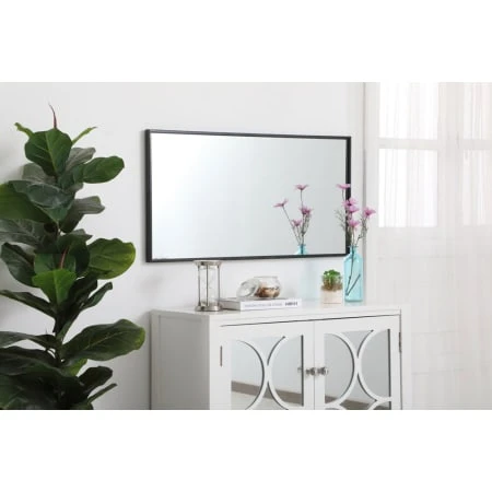 Eternity 18" X 36" Rectangular Beveled Metal Framed Bathroom Mirror 9 Eternity 18" X 36" Rectangular Beveled Metal Framed Bathroom Mirror - Image 7