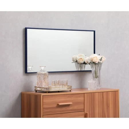 Eternity 18" X 36" Rectangular Beveled Metal Framed Bathroom Mirror 11 Eternity 18" X 36" Rectangular Beveled Metal Framed Bathroom Mirror - Image 9