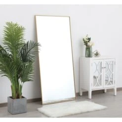 Eternity 60" X 30" Rectangular Metal Framed Full Length Mirror -Bathroom Sales Store elegant lightingmr43060 alternate11