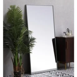 Eternity 60" X 30" Rectangular Metal Framed Full Length Mirror -Bathroom Sales Store elegant lightingmr43060 alternate14