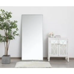 Eternity 60" X 30" Rectangular Metal Framed Full Length Mirror -Bathroom Sales Store elegant lightingmr43060 alternate16