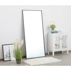 Eternity 60" X 30" Rectangular Metal Framed Full Length Mirror -Bathroom Sales Store elegant lightingmr43060 alternate2