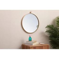 Eternity 18" Diameter Circular Beveled Metal Framed Bathroom Mirror 31 Eternity 18" Diameter Circular Beveled Metal Framed Bathroom Mirror -Bathroom Sales Store elegant lightingmr4718 alternate10