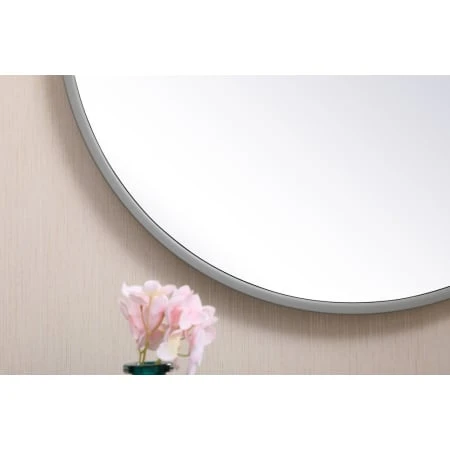Eternity 18" Diameter Circular Beveled Metal Framed Bathroom Mirror 17 Eternity 18" Diameter Circular Beveled Metal Framed Bathroom Mirror - Image 15