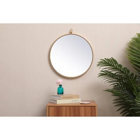 Eternity 18" Diameter Circular Beveled Metal Framed Bathroom Mirror 12 Eternity 18" Diameter Circular Beveled Metal Framed Bathroom Mirror - Image 10