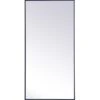 Eternity 60" X 30" Rectangular Metal Framed Full Length Mirror -Bathroom Sales Store elegant mr43060bl