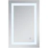 Helios 30" X 20" Rectangular Frameless Wall Mounted Lighted Bathroom Mirror -Bathroom Sales Store elegant mre12030