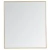 Eternity 40" X 36" Rectangular Beveled Metal Framed Bathroom Mirror -Bathroom Sales Store elegantlighting MR43640BR