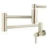Wall Mounted Pot Filler With Metal Lever Handles -Bathroom Sales Store elemets of design es8108dl satin nickel