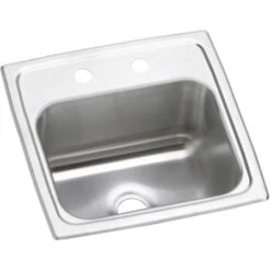 Celebrity 15" Drop In Single Basin Stainless Steel Bar Sink -Bathroom Sales Store elkay bpsr15 alternate view 57