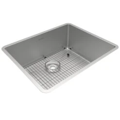 Crosstown 22-1/2" Undermount Single Basin Stainless Steel Kitchen Sink With Basin Rack And Basket Strainer -Bathroom Sales Store elkay ectru21179tc alternate view 361