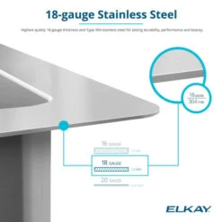 Crosstown 31-1/2" Undermount Double Basin Stainless Steel Kitchen Sink With Basin Rack And Basket Strainer 22 Crosstown 31-1/2" Undermount Double Basin Stainless Steel Kitchen Sink With Basin Rack And Basket Strainer -Bathroom Sales Store elkay ectru31179tc alternate view 502