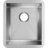 Crosstown 16" Undermount Single Basin Stainless Steel Kitchen Sink -Bathroom Sales Store elkay efru131610t 9219171