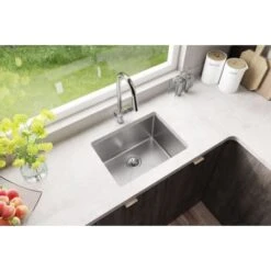 Crosstown 23-1/2" Undermount Single Basin Stainless Steel Kitchen Sink -Bathroom Sales Store elkay efru211510t alternate view 576