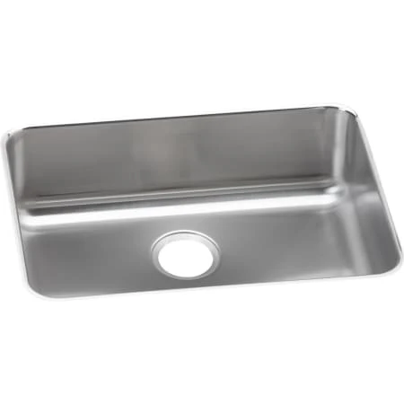 Lustertone 25-1/2" Undermount Single Basin Stainless Steel Kitchen Sink 3 Lustertone 25-1/2" Undermount Single Basin Stainless Steel Kitchen Sink