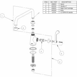 Bathroom Sales Store -Bathroom Sales Store elkay lk535at14t4 alternate image 10