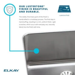 Gourmet 13" Single Basin Drop In Stainless Steel Bar Sink 12 Gourmet 13" Single Basin Drop In Stainless Steel Bar Sink -Bathroom Sales Store elkay lrad131645 lustertone infographic 1090