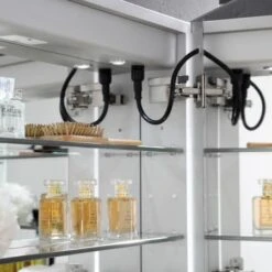 Fresca Luminosa 48" X 36" Lighted Frameless Medicine Cabinet With 4 Shelves And Defogger -Bathroom Sales Store fresca fmc014836 cord detail 302