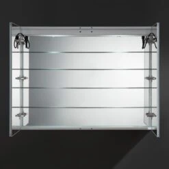 Fresca Luminosa 48" X 36" Lighted Frameless Medicine Cabinet With 4 Shelves And Defogger -Bathroom Sales Store fresca fmc014836 open view 311