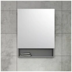 Fresca Lucera 24" X 31-1/2" Frameless Single Door Medicine Cabinet -Bathroom Sales Store fresca fmc6124 alternate view 1712
