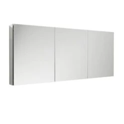 Fresca 60” Wide X 36” High Frameless Triple Door Medicine Cabinet