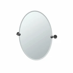 Latitude² 19-1/2" X 26-1/2" Beveled Frameless Oval Tilting WaMirror