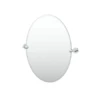 Reveal 26-1/2" X 19-1/2" Oval Beveled Frameless Accent Mirror -Bathroom Sales Store gatco 4669 8836328