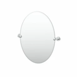 Reveal 26-1/2" X 19-1/2" Oval Beveled Frameless Accent Mirror