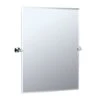 Jewel 23-1/2"W X 31-1/2"H Rectangular Frameless Wall Mounted Mirror With Tilting Feature 2 Jewel 23-1/2"W X 31-1/2"H Rectangular Frameless Wall Mounted Mirror With Tilting Feature -Bathroom Sales Store gatco 4149s 637