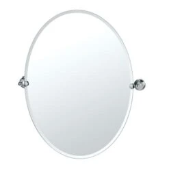 Large Oval Mirror From The Tiara Series