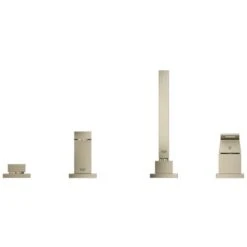 Grohe Eurocube Deck Mounted Roman Tub Filler With Built-In Diverter - Includes Hand Shower -Bathroom Sales Store grohe 19 897 1 alternate image 58