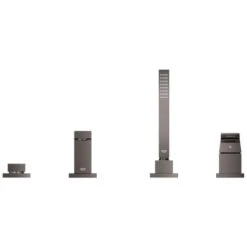 Grohe Eurocube Deck Mounted Roman Tub Filler With Built-In Diverter - Includes Hand Shower -Bathroom Sales Store grohe 19 897 1 alternate image 59