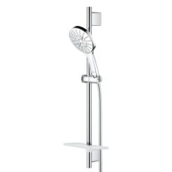 Grohe Rainshower 1.75 GPM Multi Function Hand Shower Package With StarLight, DreamSpray, EcoSpray, Speed Clean And QuickFix - Includes Slide Bar And Hose 18 Grohe Rainshower 1.75 GPM Multi Function Hand Shower Package With StarLight, DreamSpray, EcoSpray, Speed Clean And QuickFix - Includes Slide Bar And Hose -Bathroom Sales Store grohe 26 547 alternate view 128