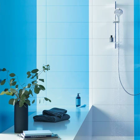 Grohe Rainshower 1.75 GPM Multi Function Hand Shower Package With StarLight, DreamSpray, EcoSpray, Speed Clean And QuickFix - Includes Slide Bar And Hose 11 Grohe Rainshower 1.75 GPM Multi Function Hand Shower Package With StarLight, DreamSpray, EcoSpray, Speed Clean And QuickFix - Includes Slide Bar And Hose - Image 9